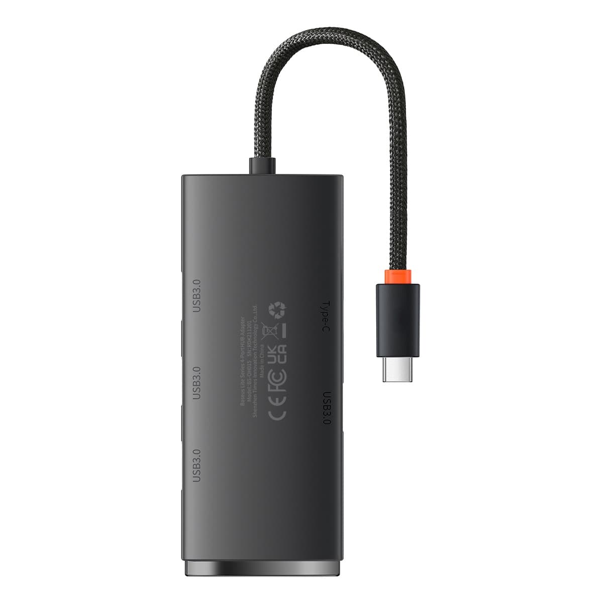 هاب 4 پورت USB 3.0 باسئوس مدل BS-OH015 اتصال با کابل تایپ سی — تصویر ۸