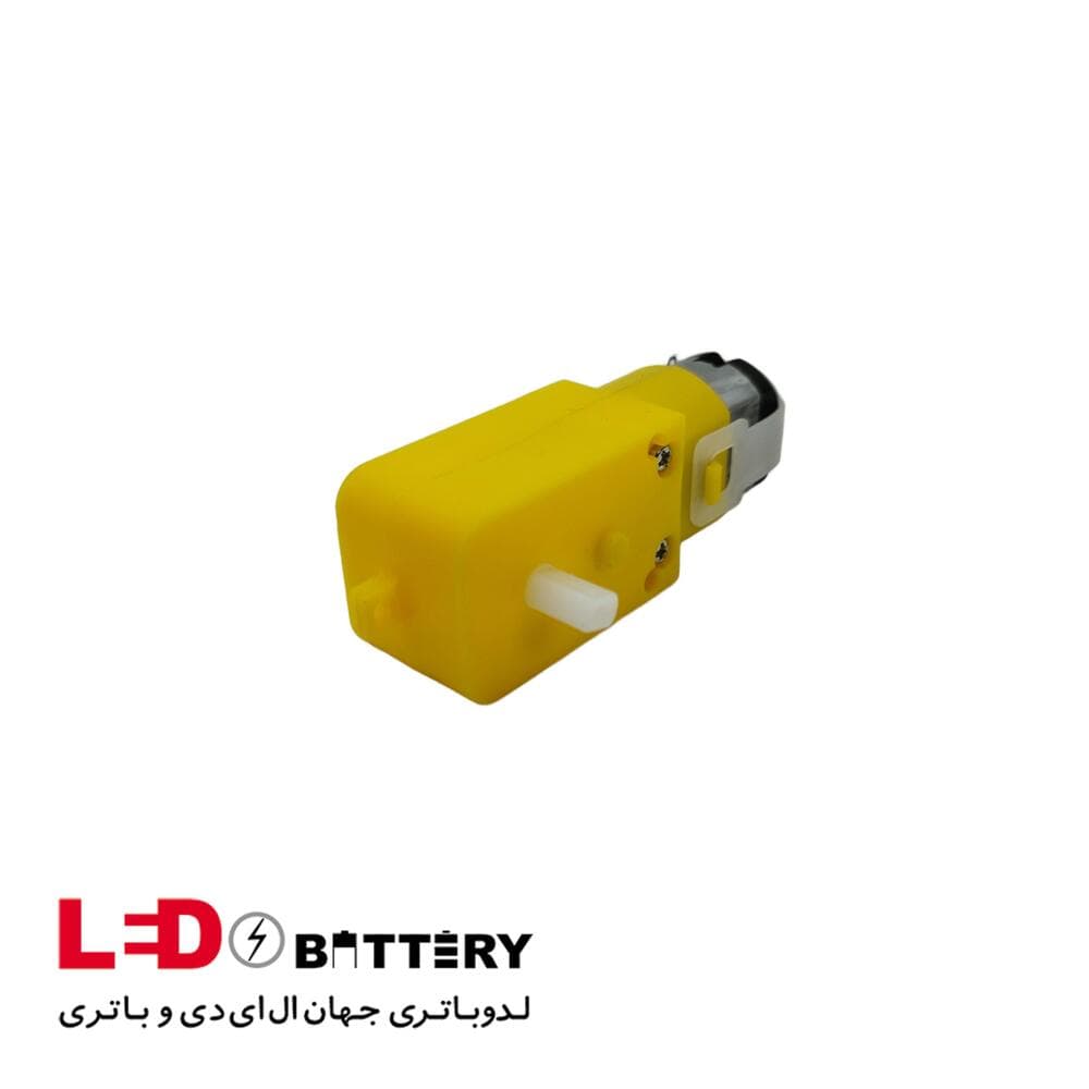موتور گیربکس پلاستیکی دوطرفه 3 تا 6 ولت — تصویر ۴