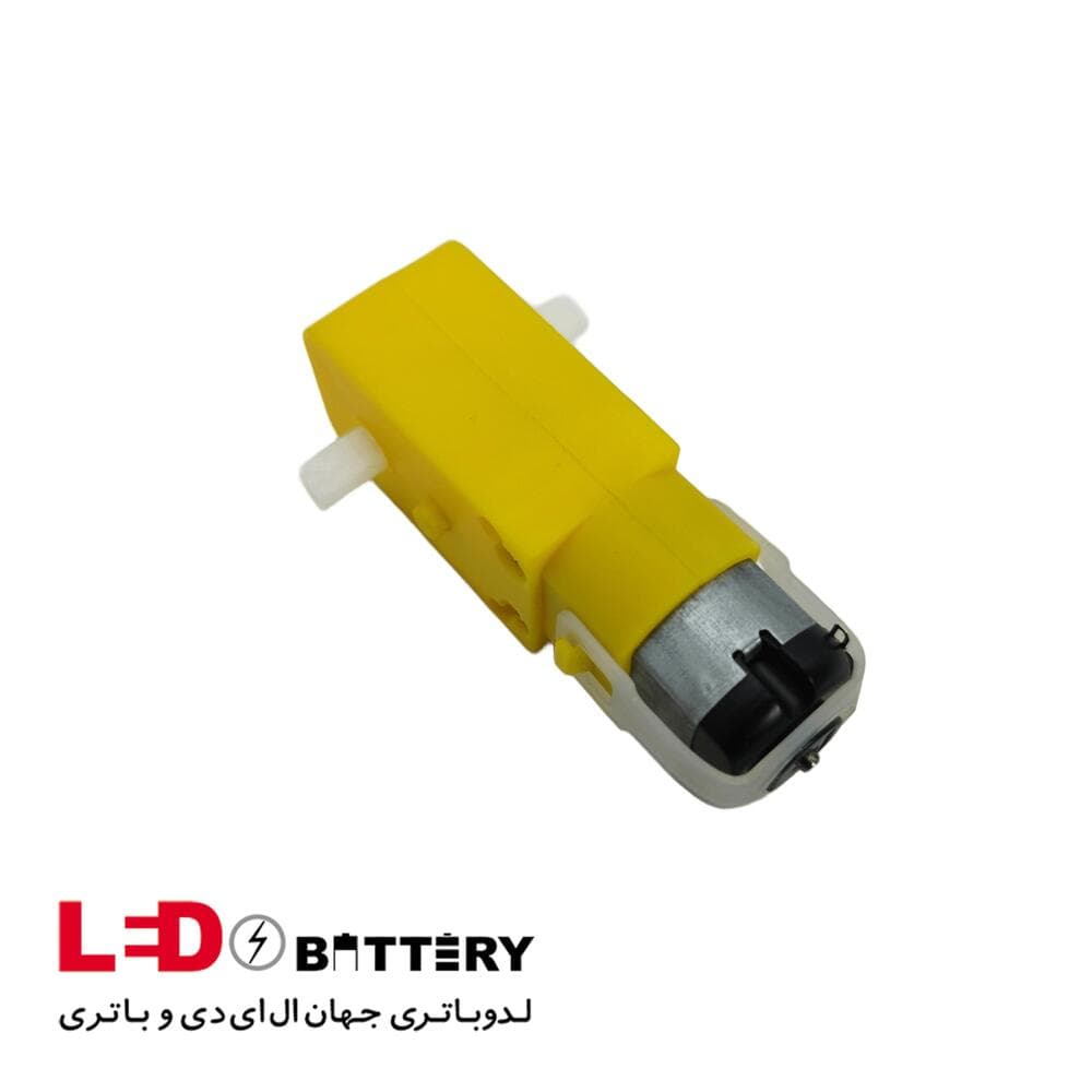 موتور گیربکس پلاستیکی دوطرفه 3 تا 6 ولت — تصویر ۳