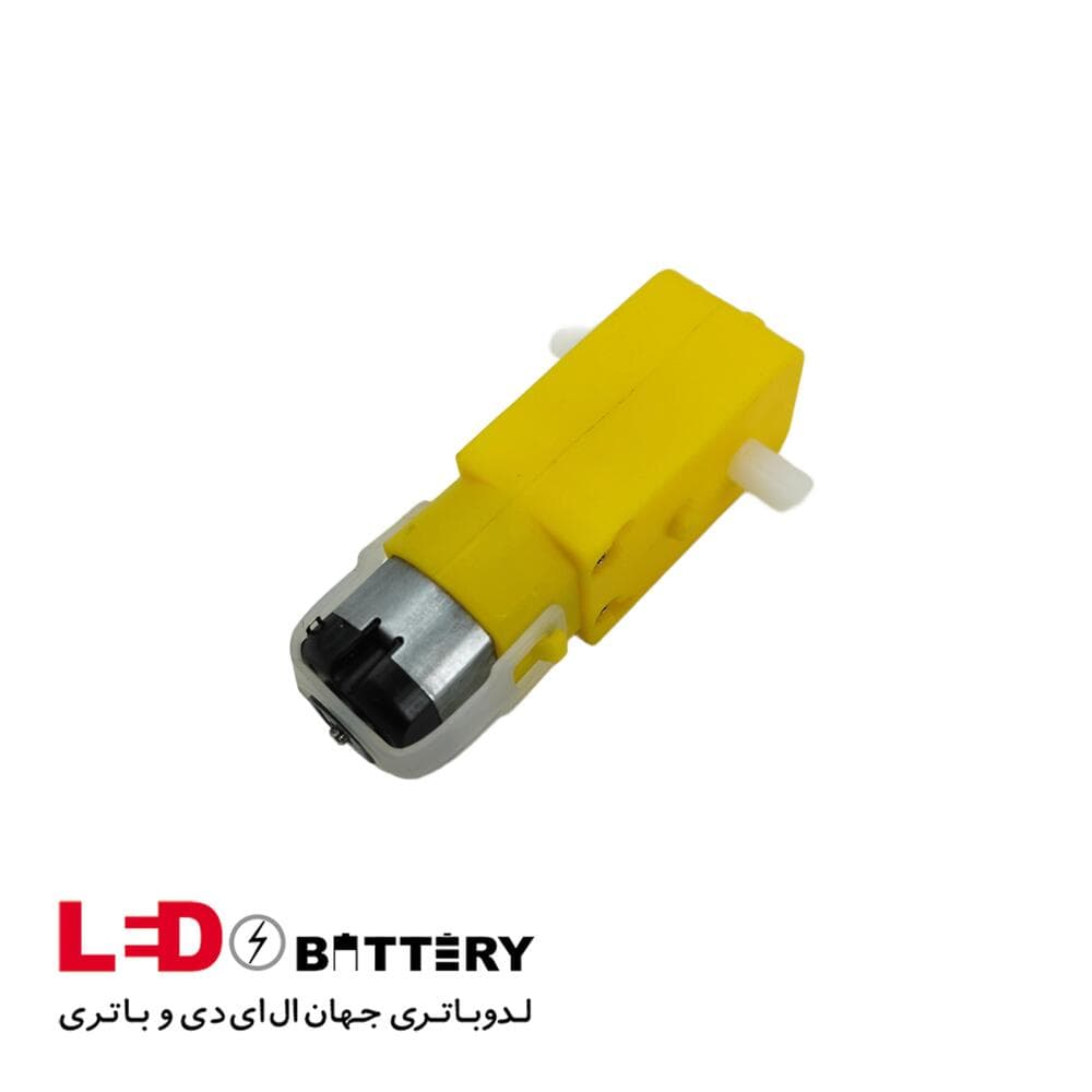 موتور گیربکس پلاستیکی دوطرفه 3 تا 6 ولت — تصویر ۲