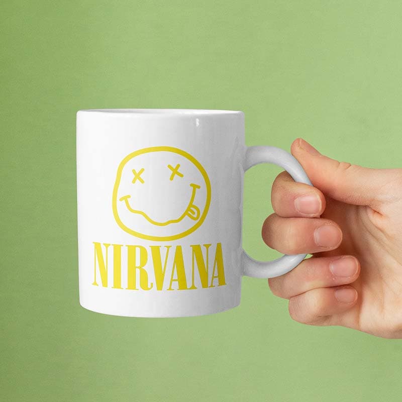ماگ سرامیکی طرح NIRVANA کد 00666 — تصویر ۲