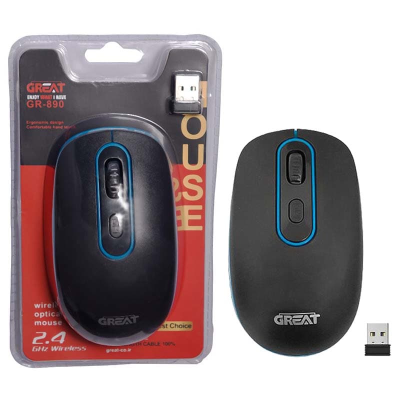 ماوس بی سیم GREAT مدل GR-890