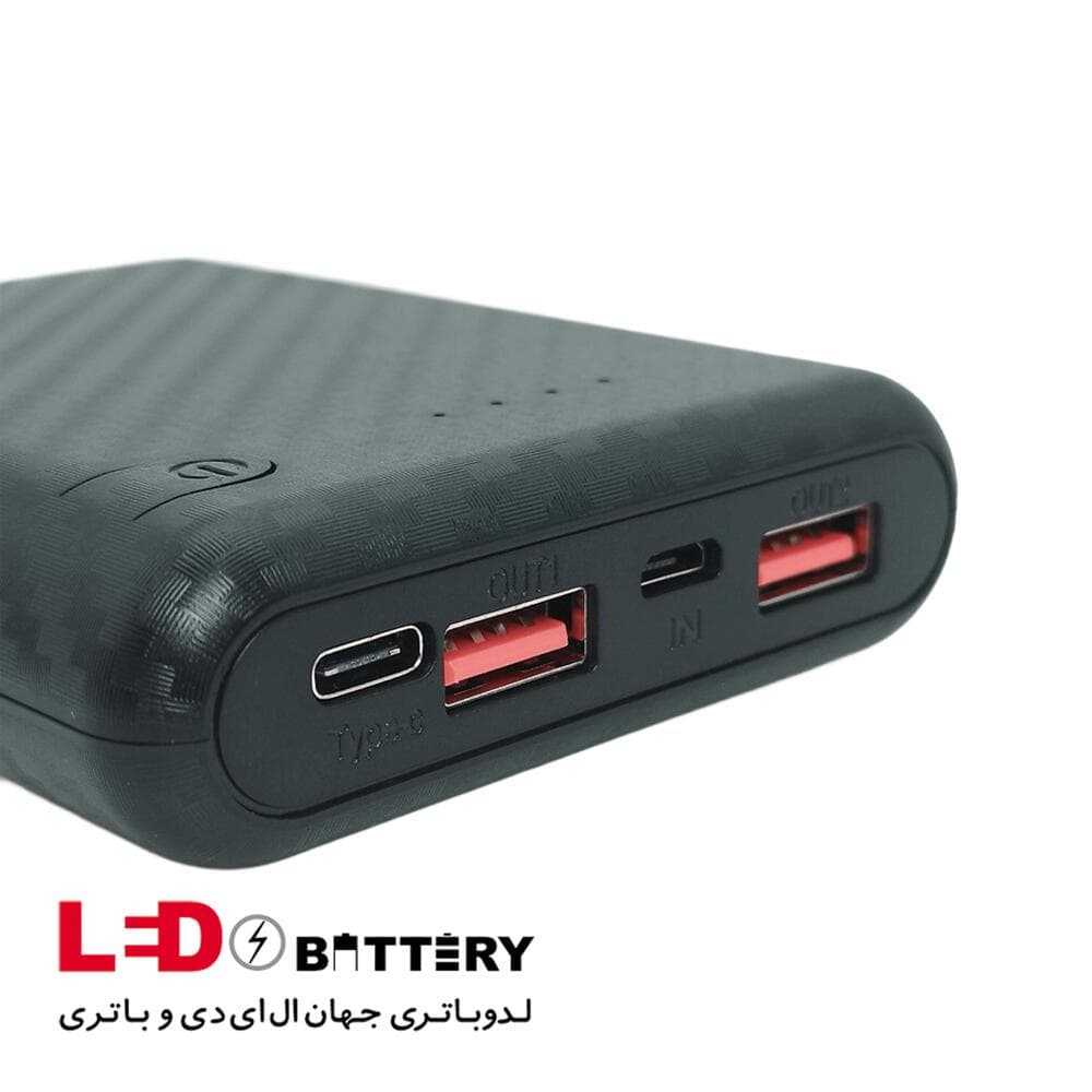 قاب پاوربانک 4 باتری 13000 میلی آمپر فست شارژ واقعی + ویدئو — تصویر ۷