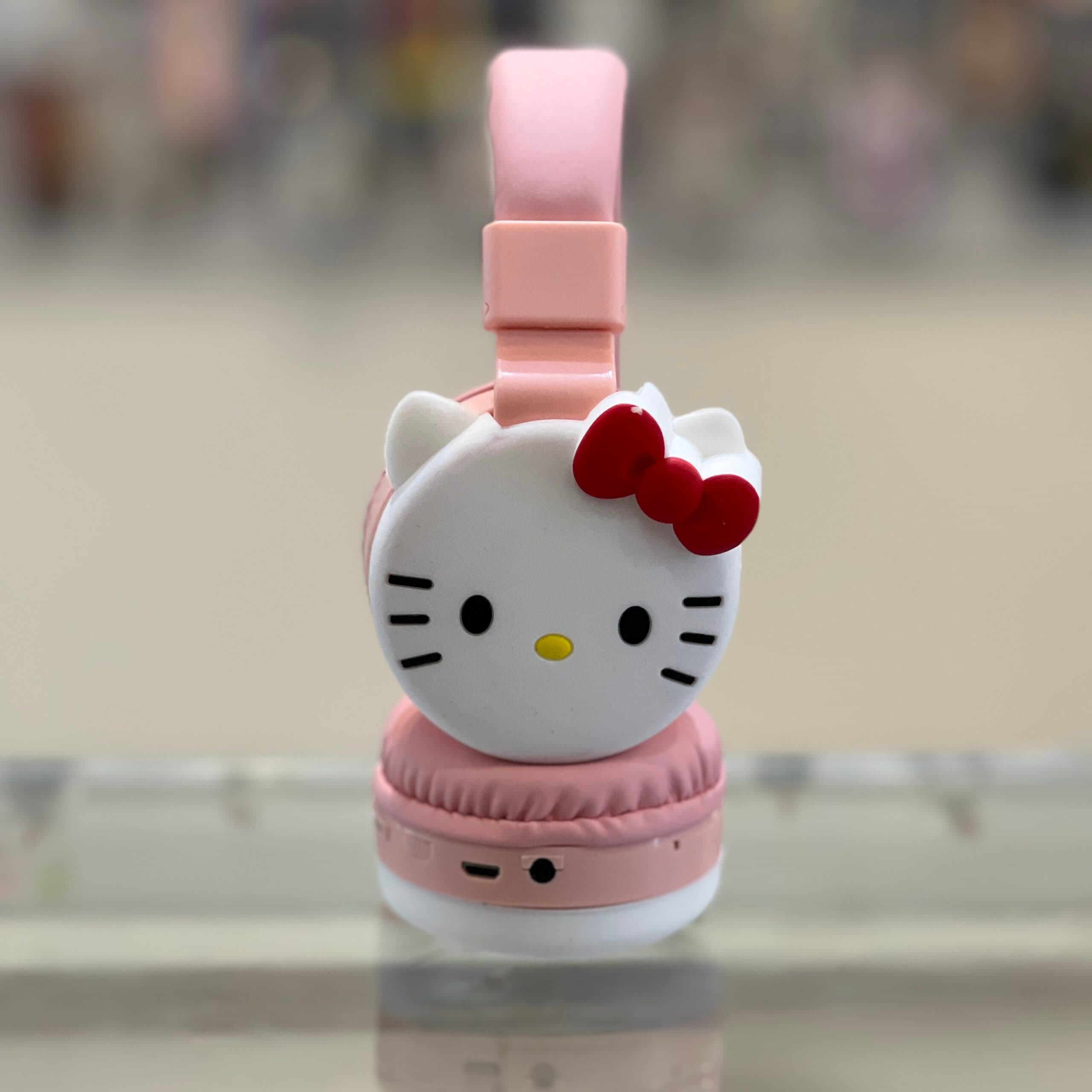 هدفون بیسیم عروسکی HiFi مدل KR-9900 طرح Hello Kitty