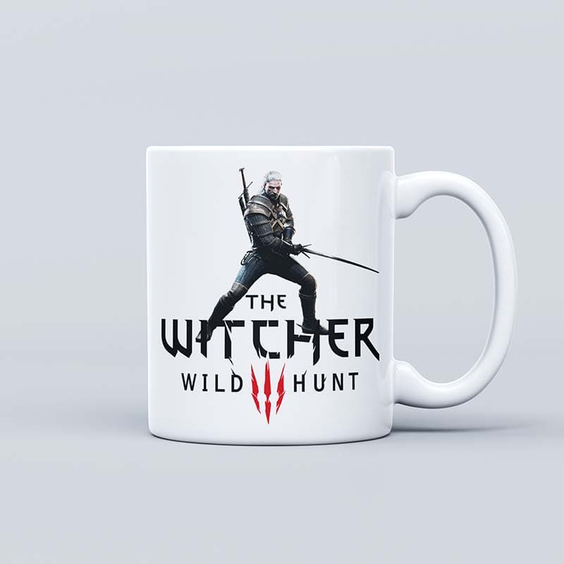 ماگ سرامیکی Witcher طرح گرالت کد 00610