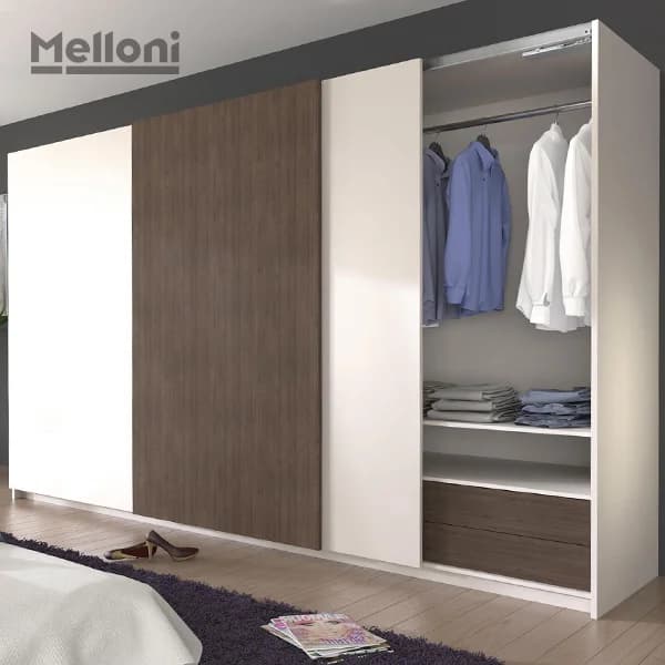 مکانیزم ریل تاپ لاین روکار 3 درب ملونی