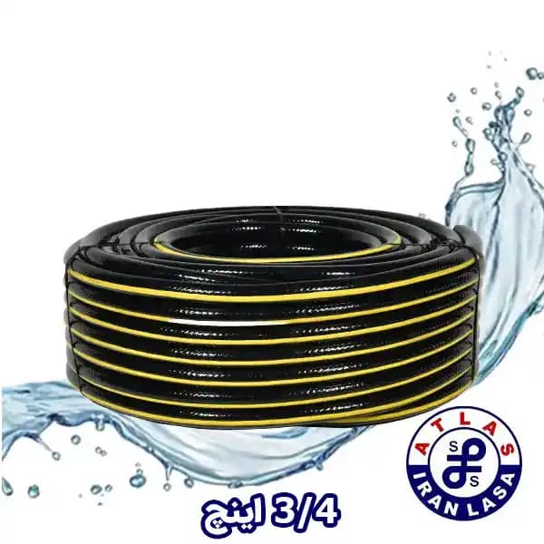 شیلنگ 3/4 طرح آمریکا نخ برجسته اطلس