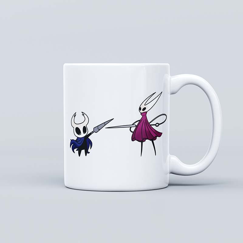 ماگ سرامیکی hollow knight طرح Hornet کد 00542
