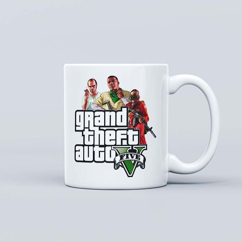 ماگ سرامیکی طرح GTA 5 کد 00528