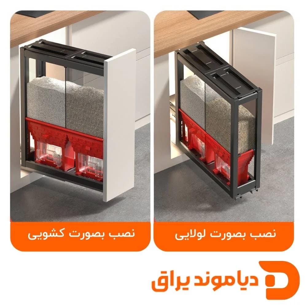 سطل برنج ریلی مکانیزم دار پگانی — تصویر ۶