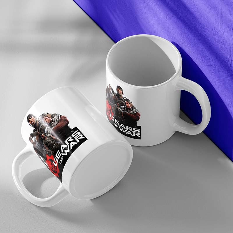 ماگ سرامیکی طرح Gears of war کد 00518 — تصویر ۲