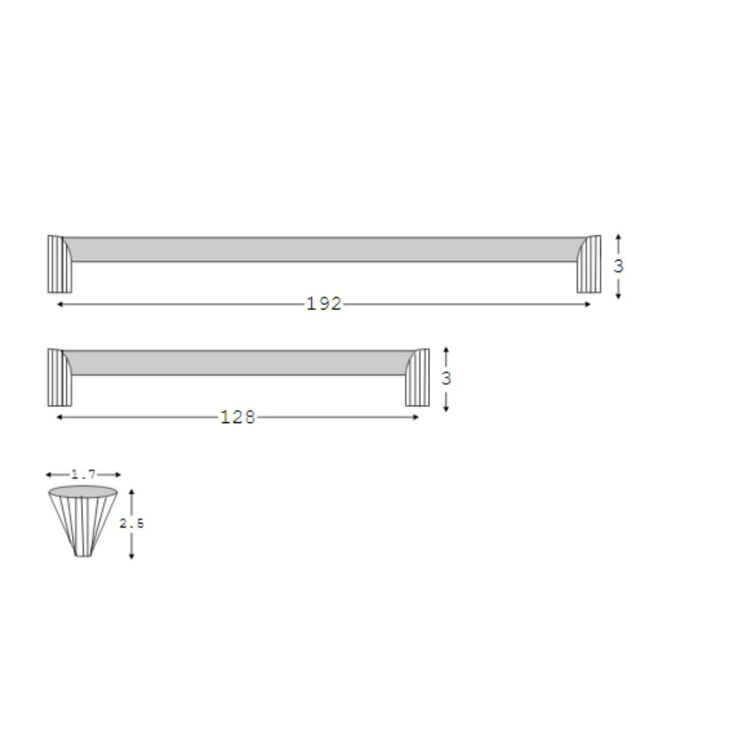 دستگیره کابینتی RED کد HA393 — تصویر ۴