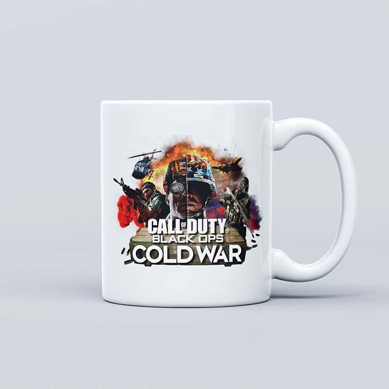 ماگ سرامیکی طرح call of duty cold war کد 00474