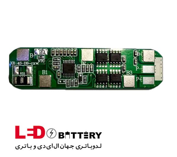 ماژول محافظ شارژ باتری لیتیومی 16.8 ولت 4 سل 10 آمپر (4s 10A) آی سی دار (IC)