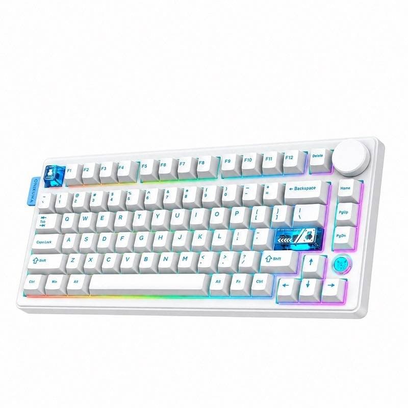 کیبورد گیمینگ بی سیم اونیکوما مدل MT706 White — تصویر ۲
