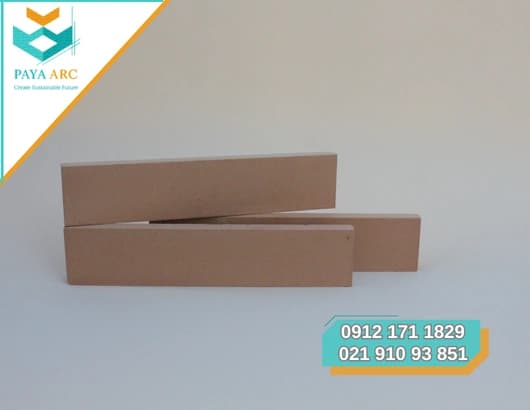آجر نسوز نما شاموتی 7×33 — تصویر ۳