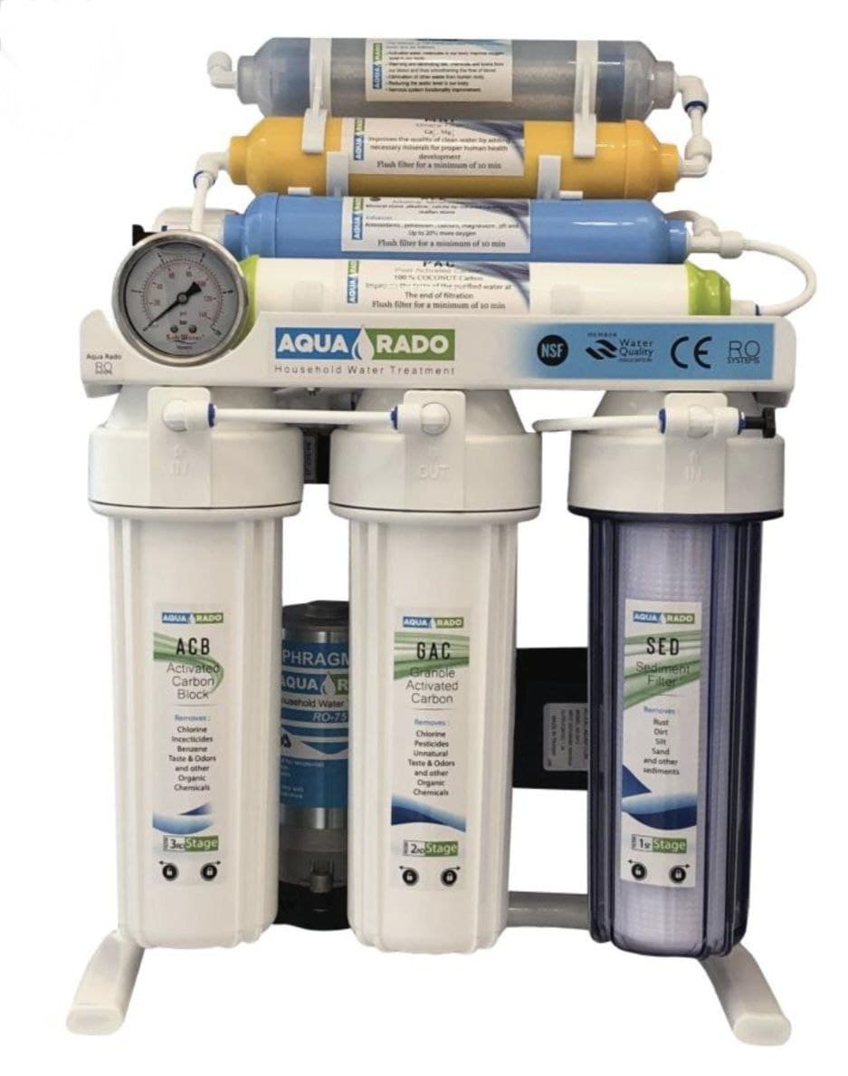 دستگاه تصفیه آب خانگی آکوا رادو Aqua rado هشت مرحله ای