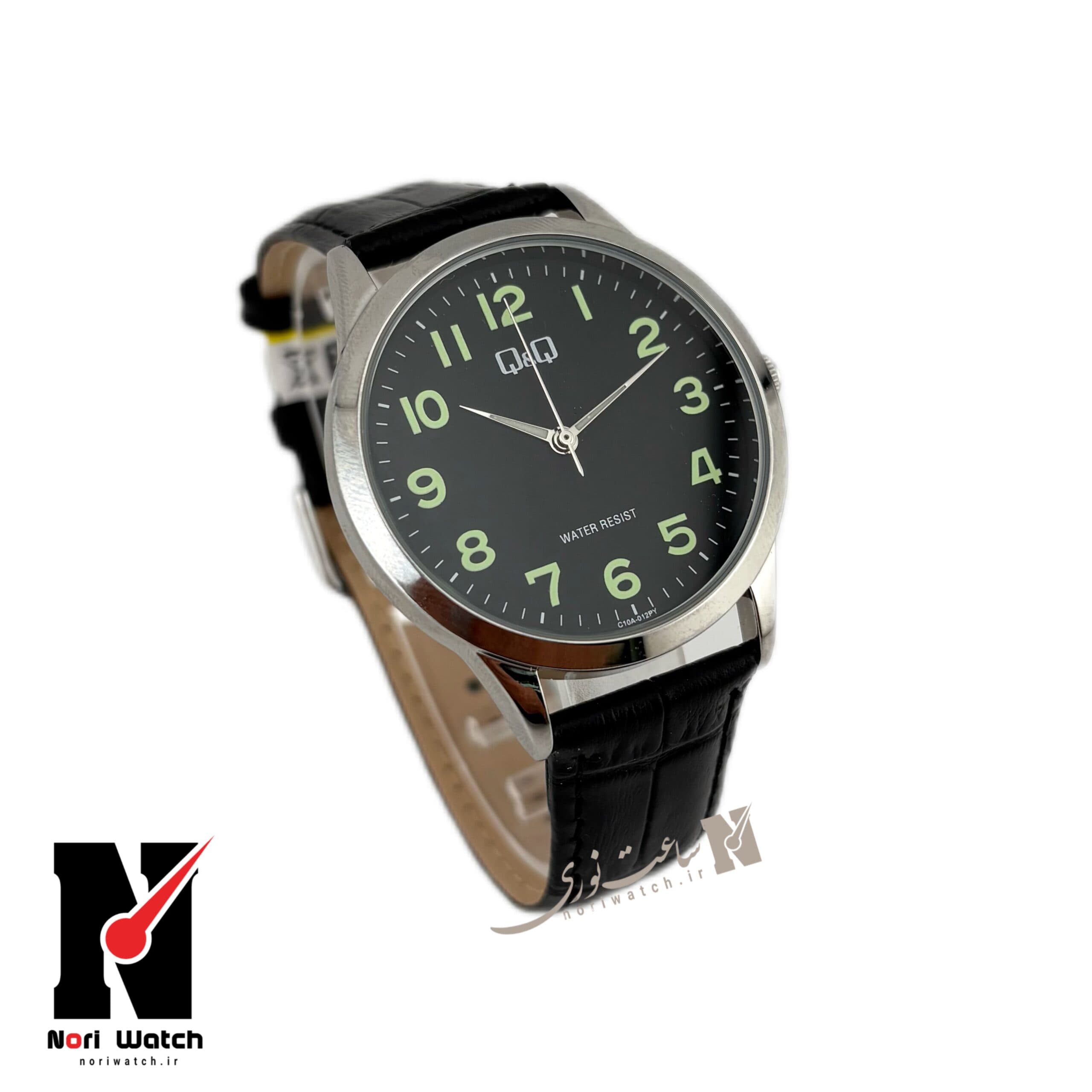 ساعت مچی مردانه چرمی کیو اند کیو C10A
