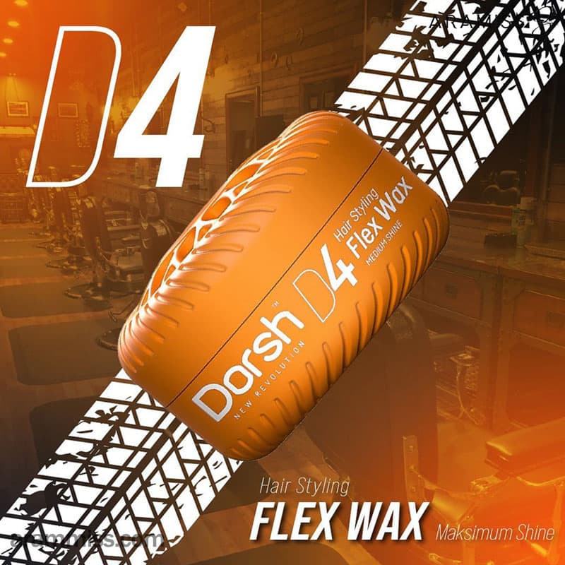واکس مو دورش D4 Flex Wax با انعطاف‌پذیری بالا، امکان تغییر حالت مو در طول روز — تصویر ۶