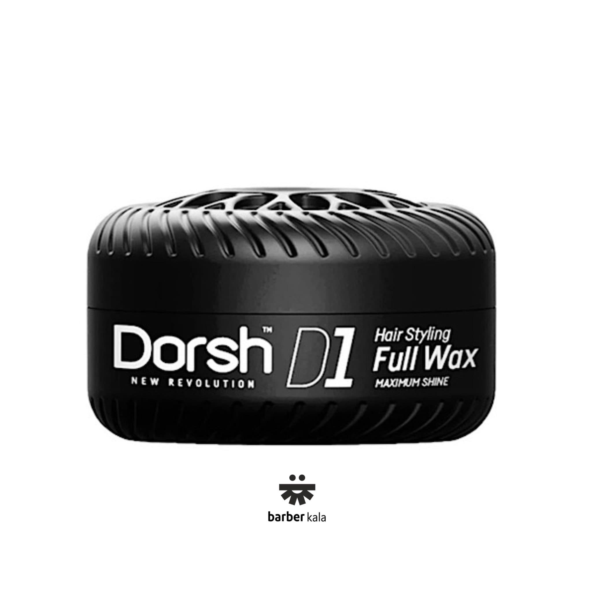واکس مو دورش D1 Full Wax یک حالت‌دهنده حرفه‌ای با قدرت نگهداری بالا و جلوه طبیعی