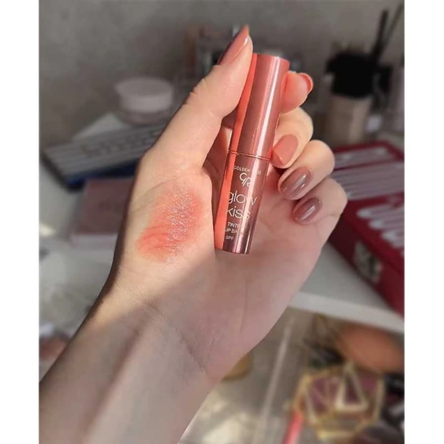 تینت لب استیکی spf15 گلدن رز — تصویر ۴