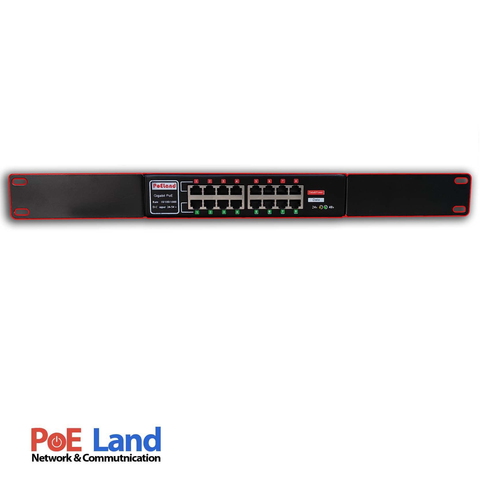 پچ پنل PoE گیگ 8 پورت 1008G