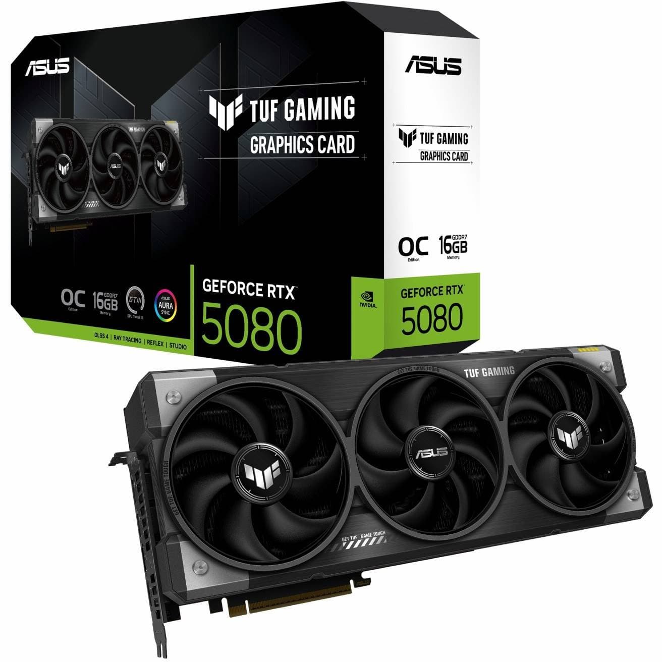کارت گرافیک ASUS TUF Gaming RTX 5080 O16G