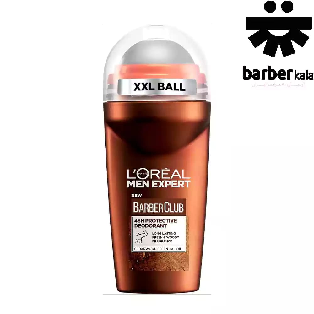 رول ضد تعریق مردانه لورال LOreal Men Expert مدل Barber Club حجم 50 میل