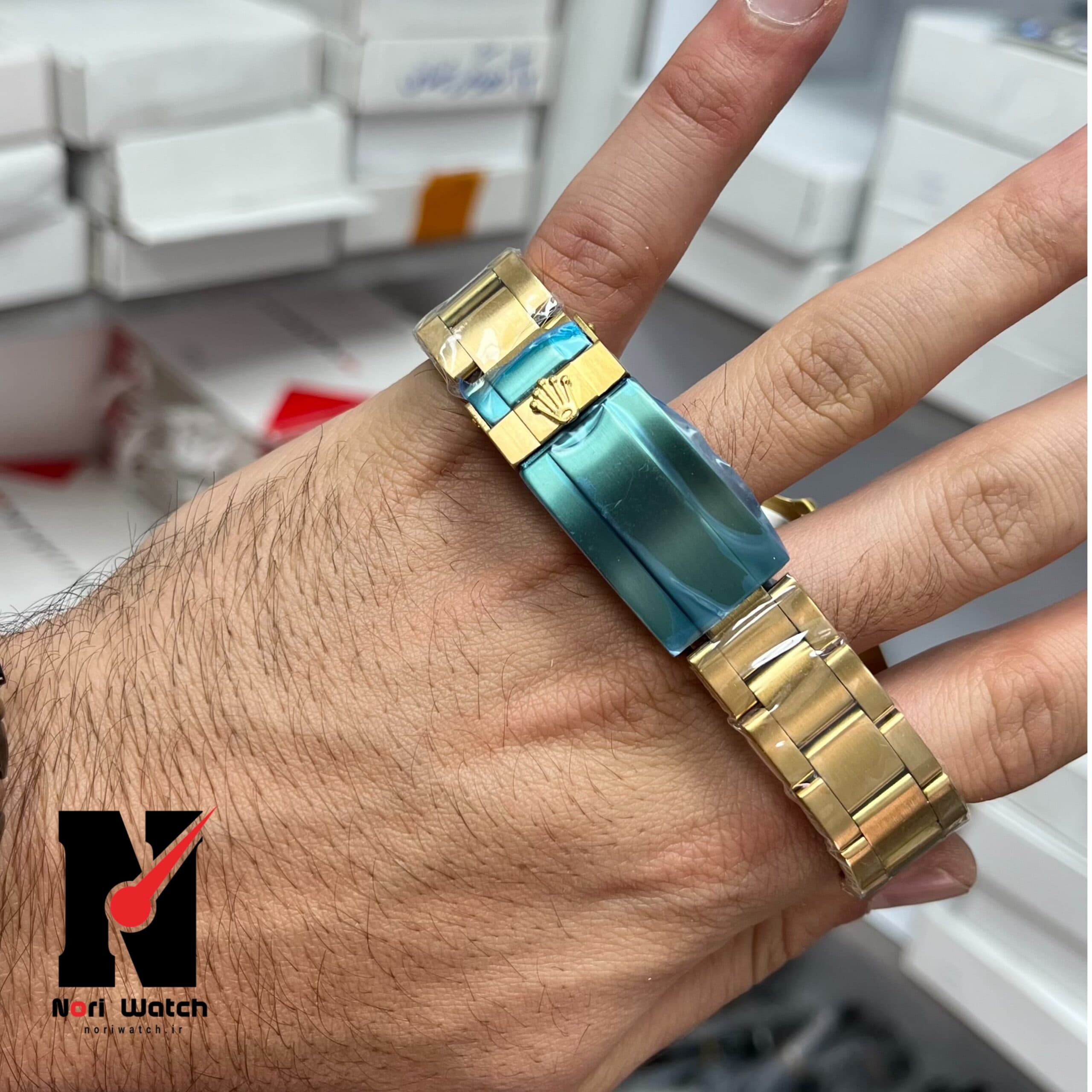 ساعت مچی مردانه رولکس ساب مارینر طلایی ROLEX