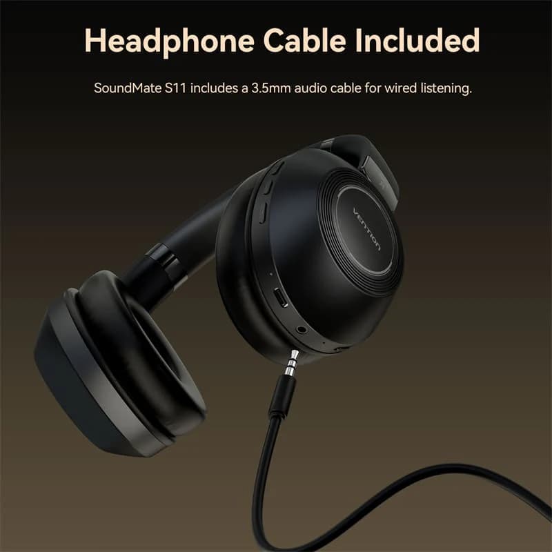 هدست وایرلس ونشن SoundMate S11 Black — تصویر ۷