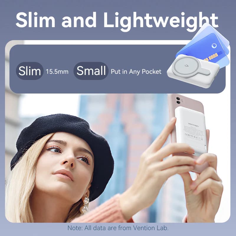 پاوربانک وایرلس ونشن 5000mAh — تصویر ۷