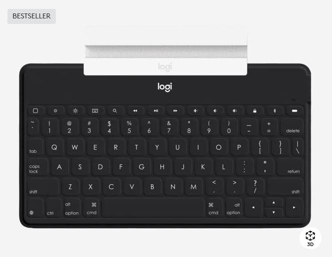کیبور لاجیتک Logitech Keys-to-Go — تصویر ۶
