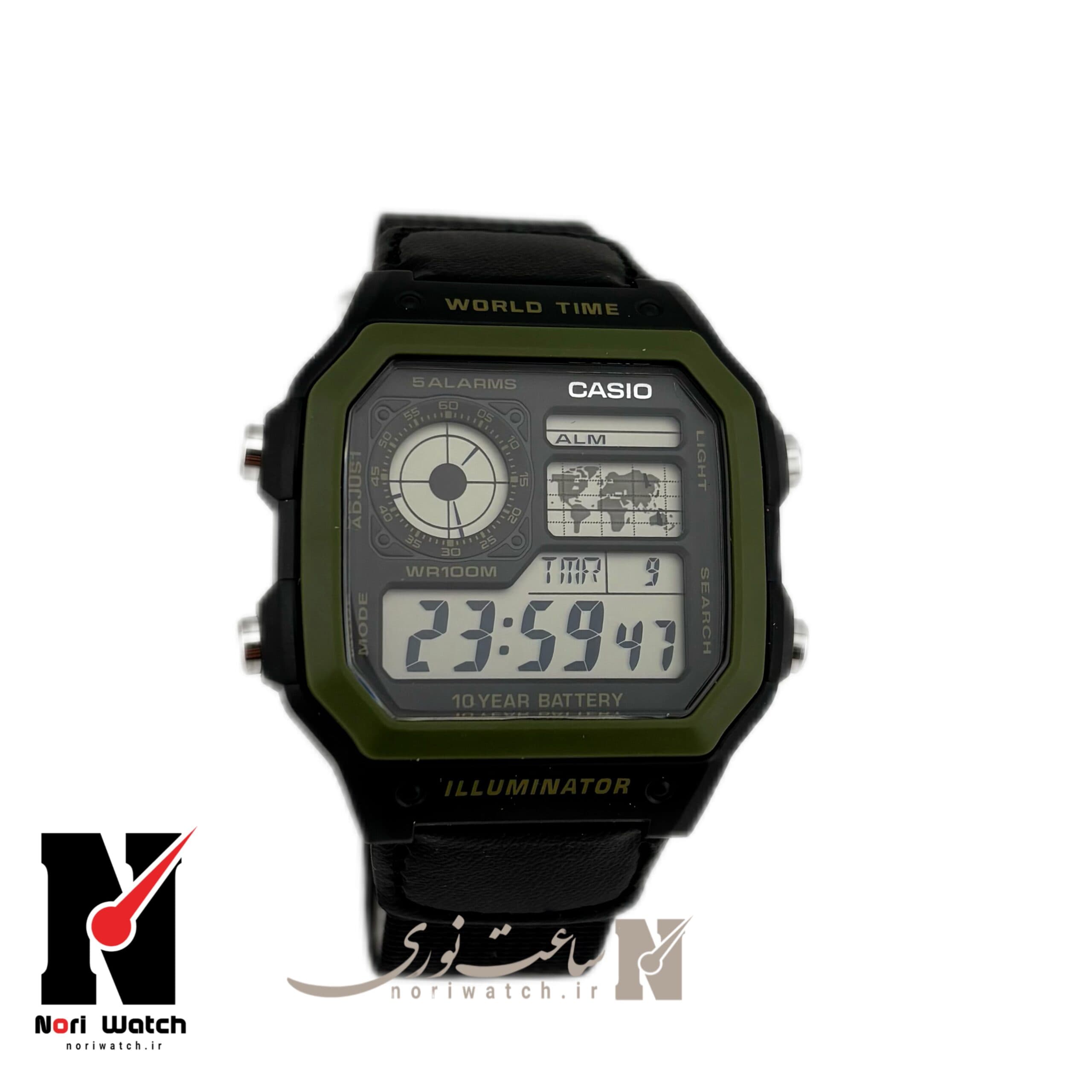 ساعت کاسیو جهان نما CASIO AE1200wh — تصویر ۵