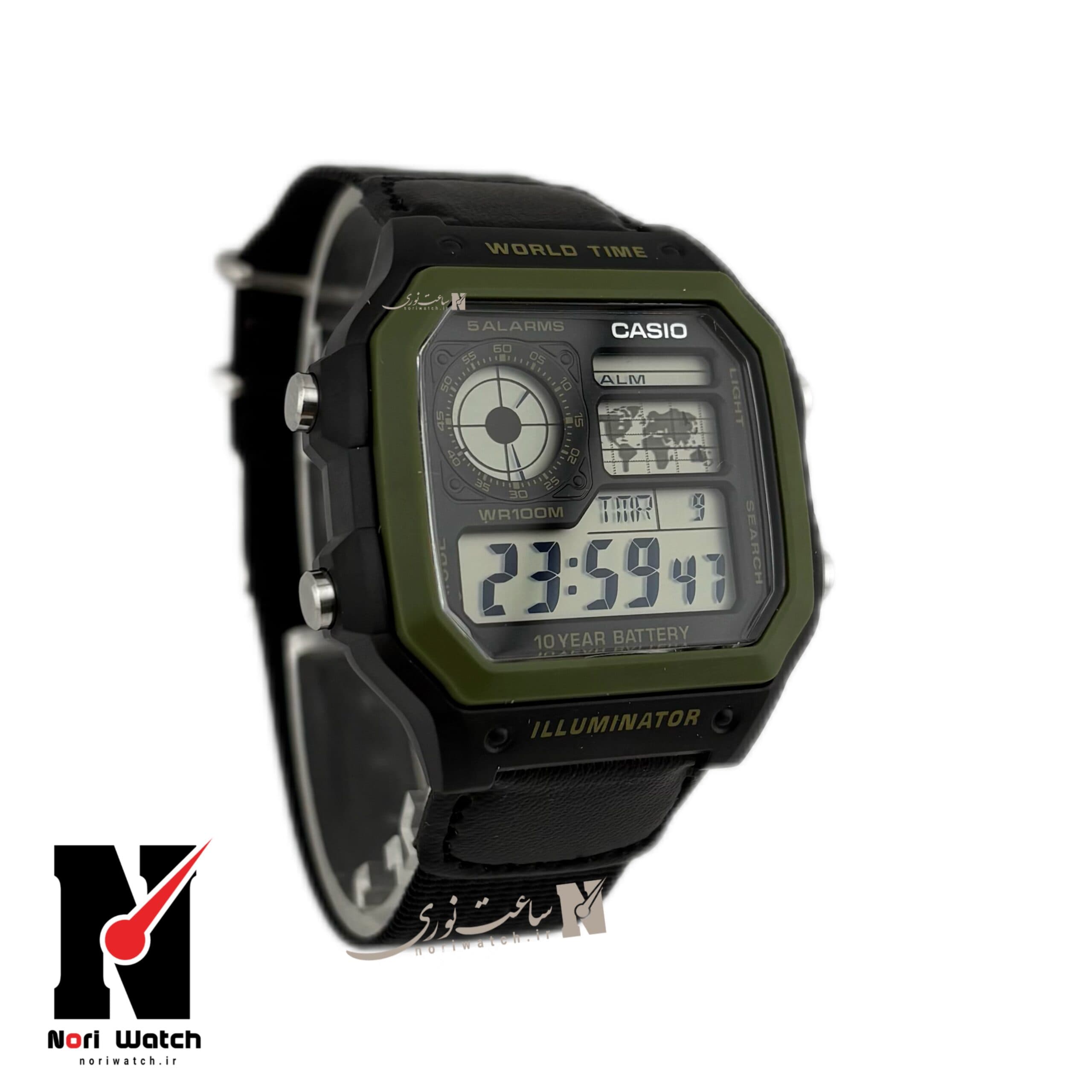ساعت کاسیو جهان نما CASIO AE1200wh