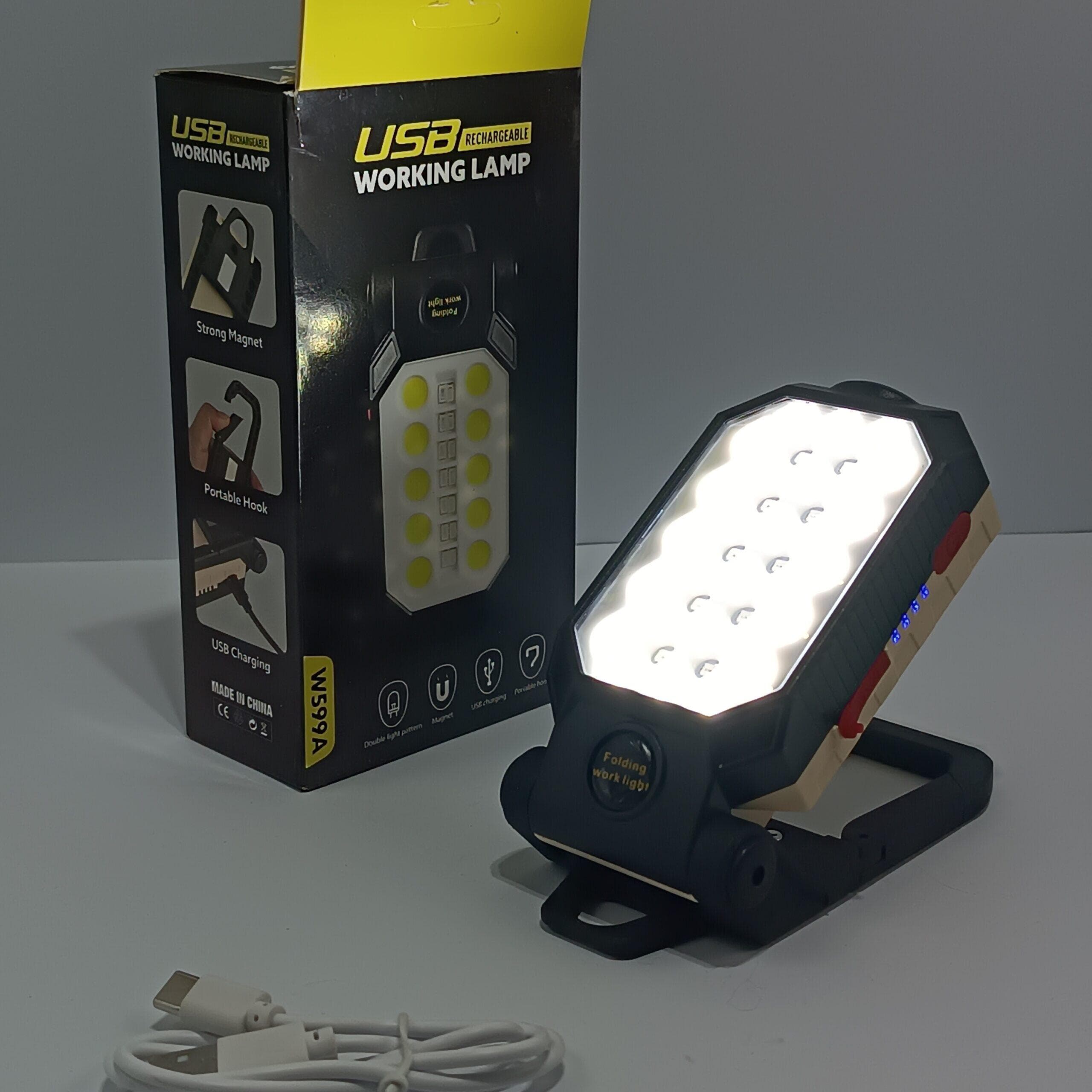 چراغ کمپینگ w599b شارژی متوسط کد 190 — تصویر ۸