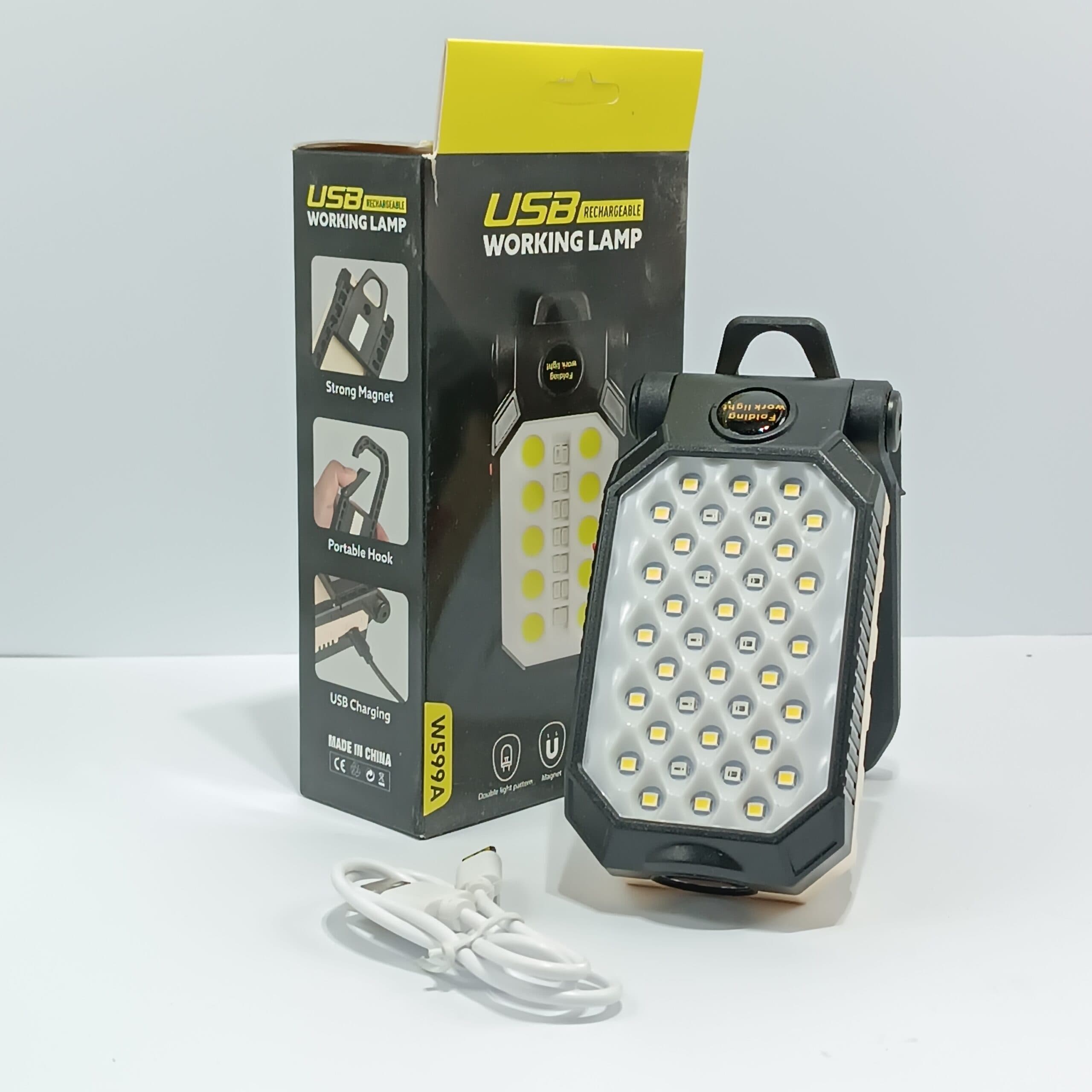 چراغ کمپینگ w599b شارژی متوسط کد 190 — تصویر ۵