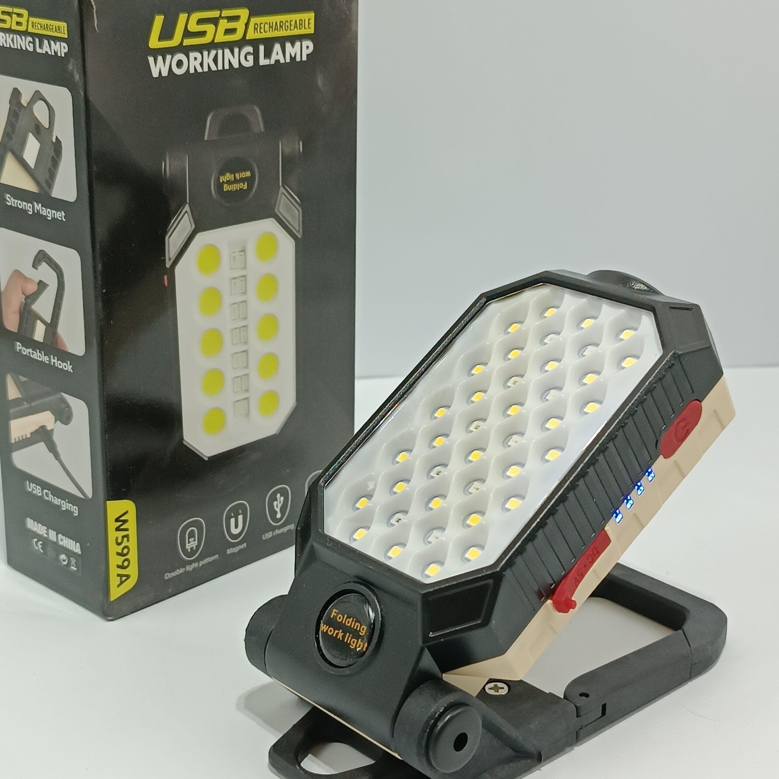 چراغ کمپینگ w599b شارژی متوسط کد 190 — تصویر ۶