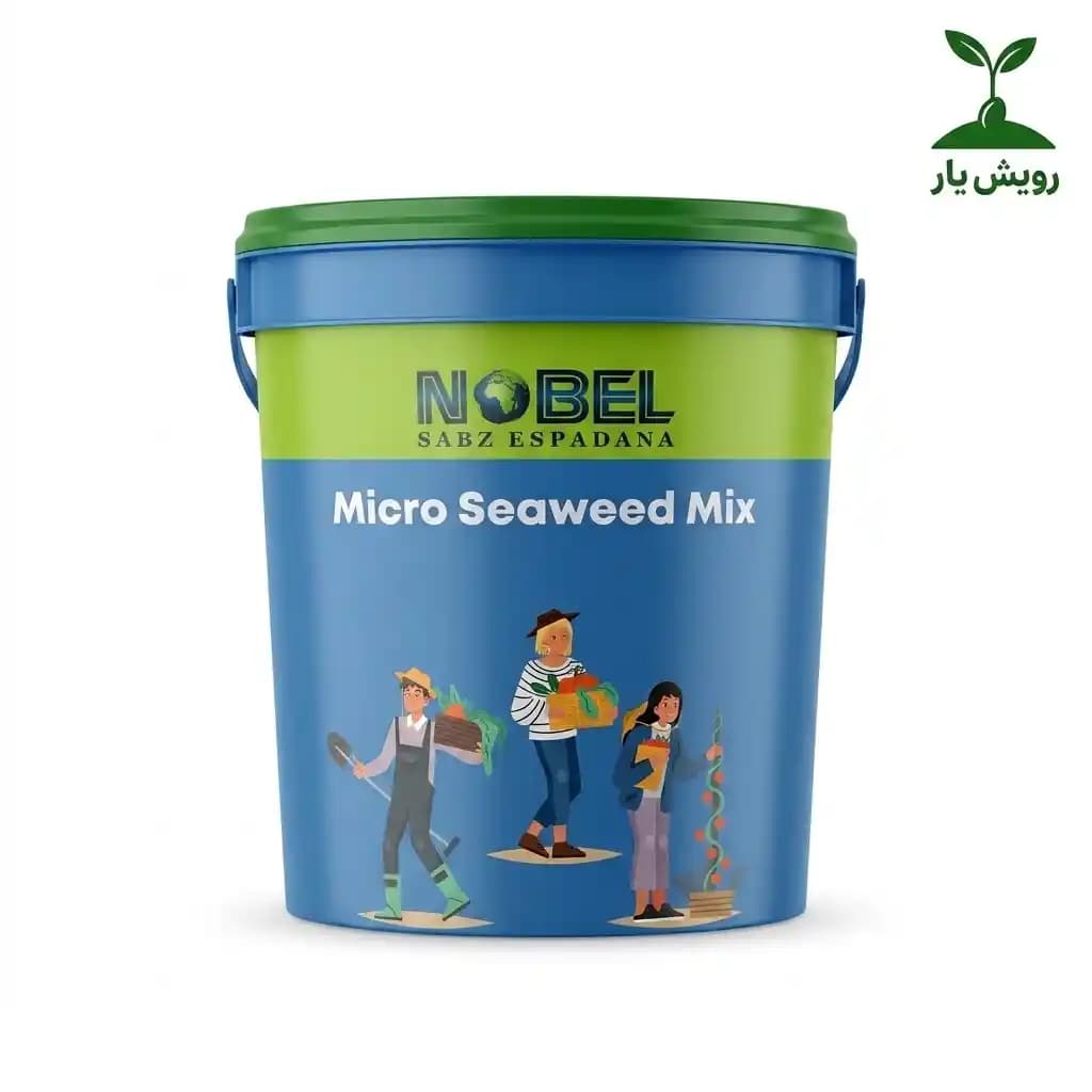 کود ریزمغذی میکرو مکس نوبل (Micro Seaweed Mix) Fe+Zn+Mn+جلبک دریایی