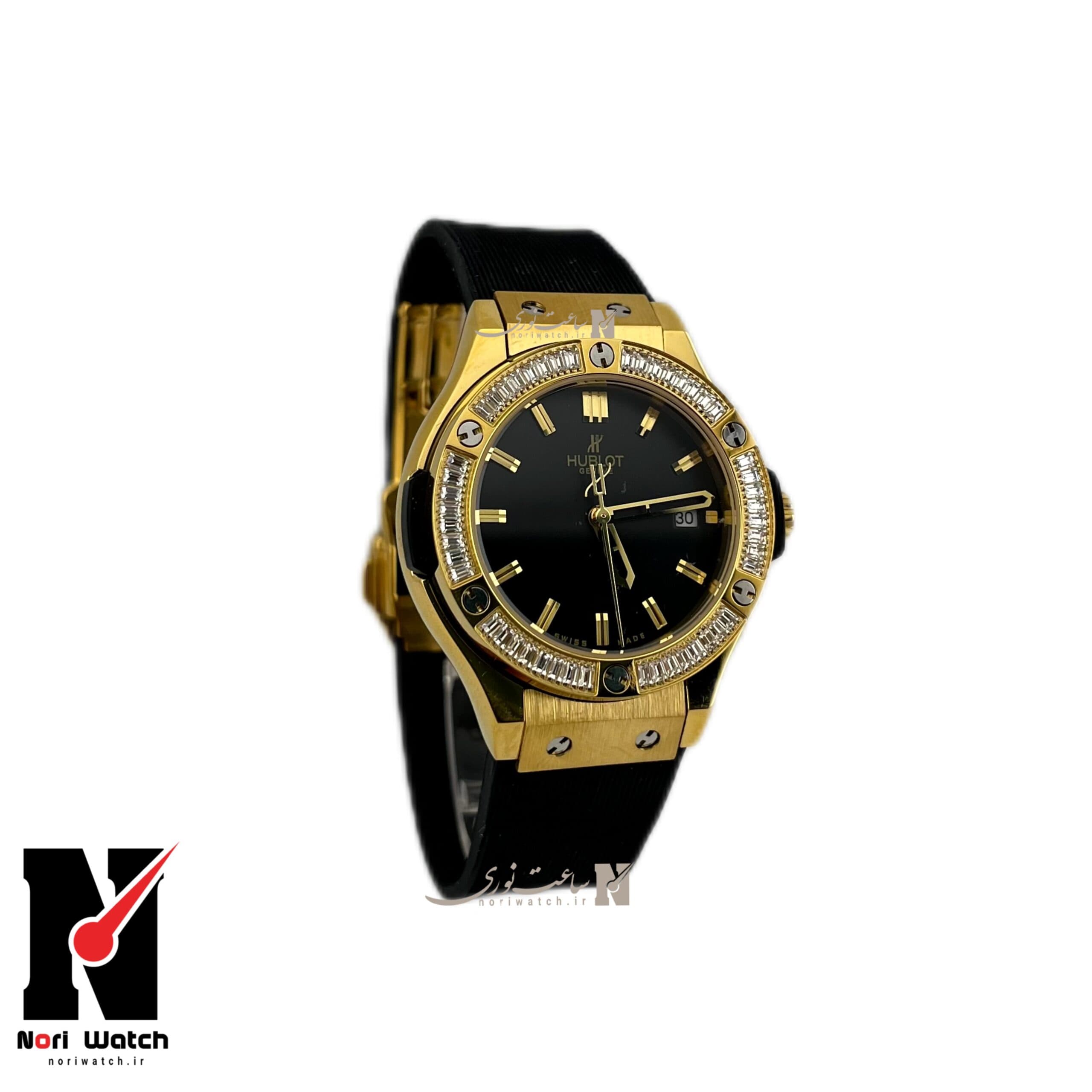 ساعت مچی زنانه هابلوت قاپ نگین Hublot — تصویر ۴