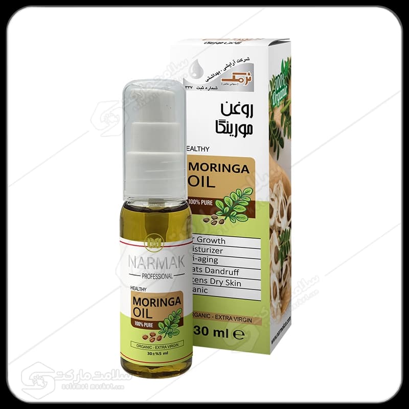 روغن مورینگا نرمک طلایی مدل پمپی | 30 میل