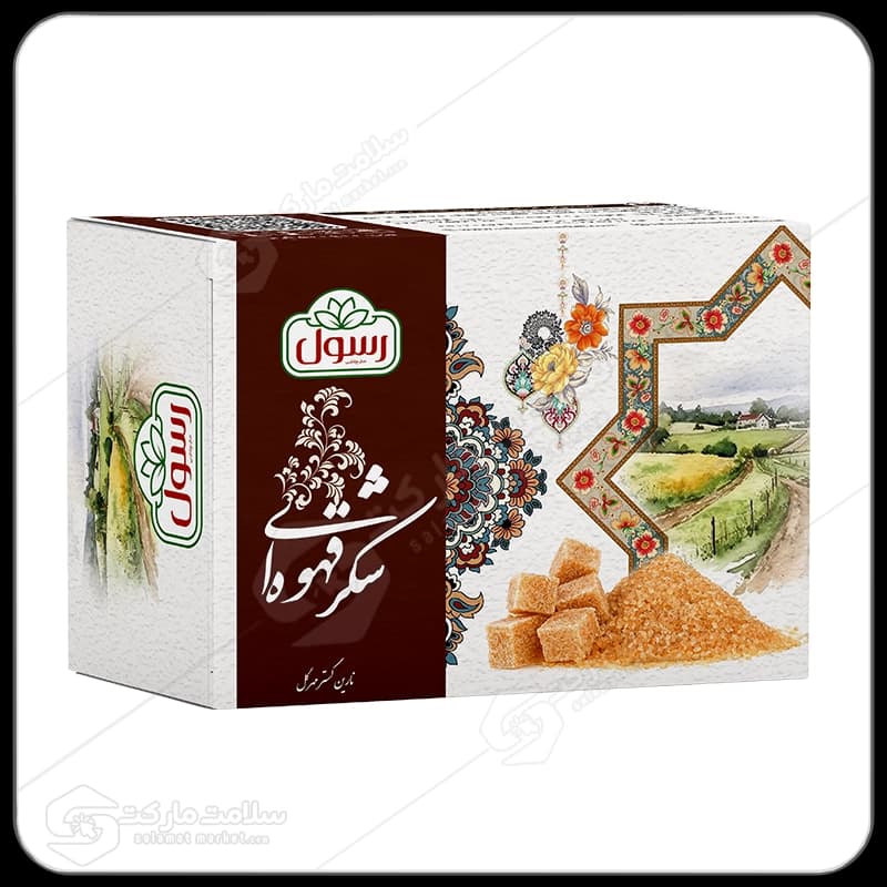 شکر قهوه‌ ای رسول | 500 گرم