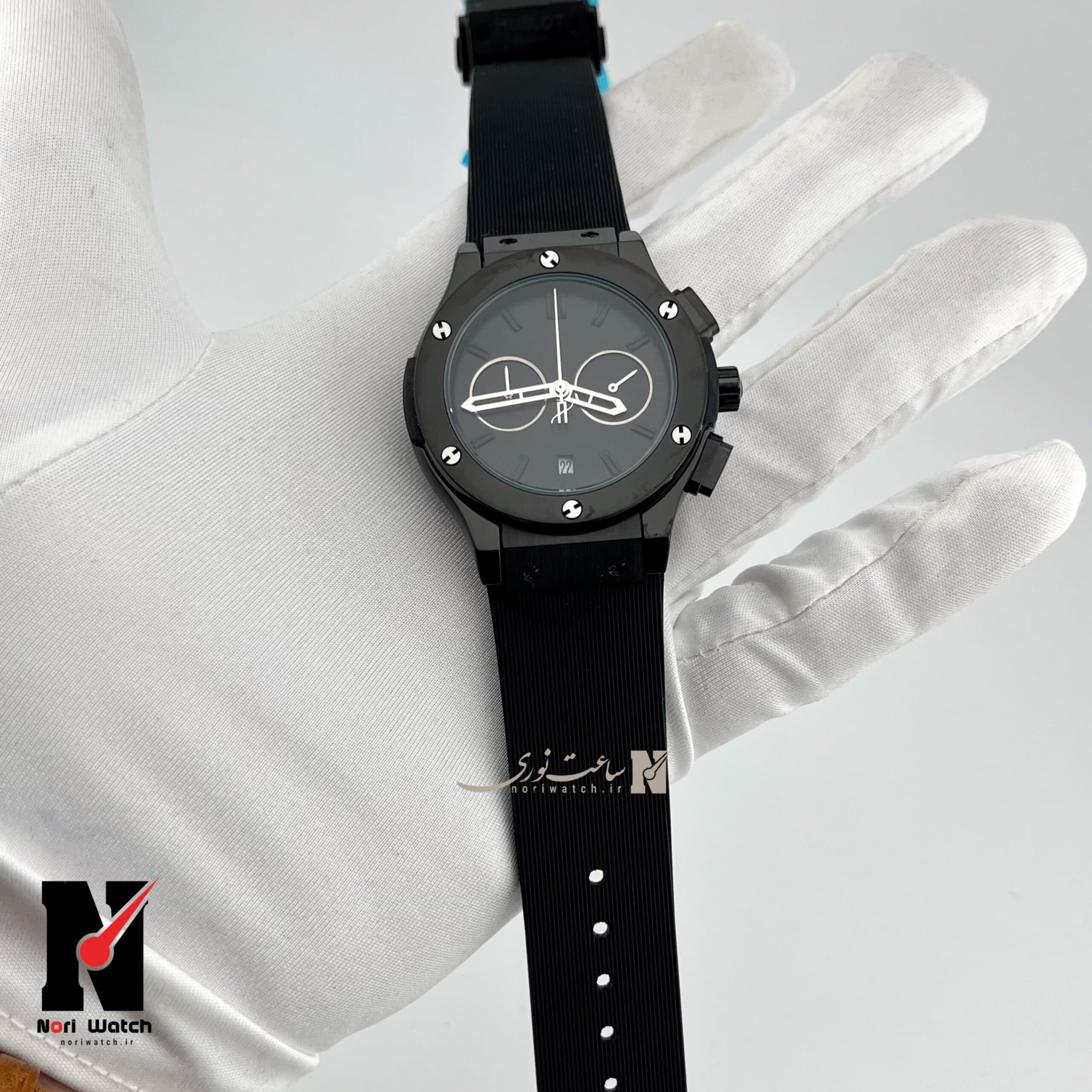 ساعت مچی مردانه هابلوت سه موتوره اصلی HUBLOT