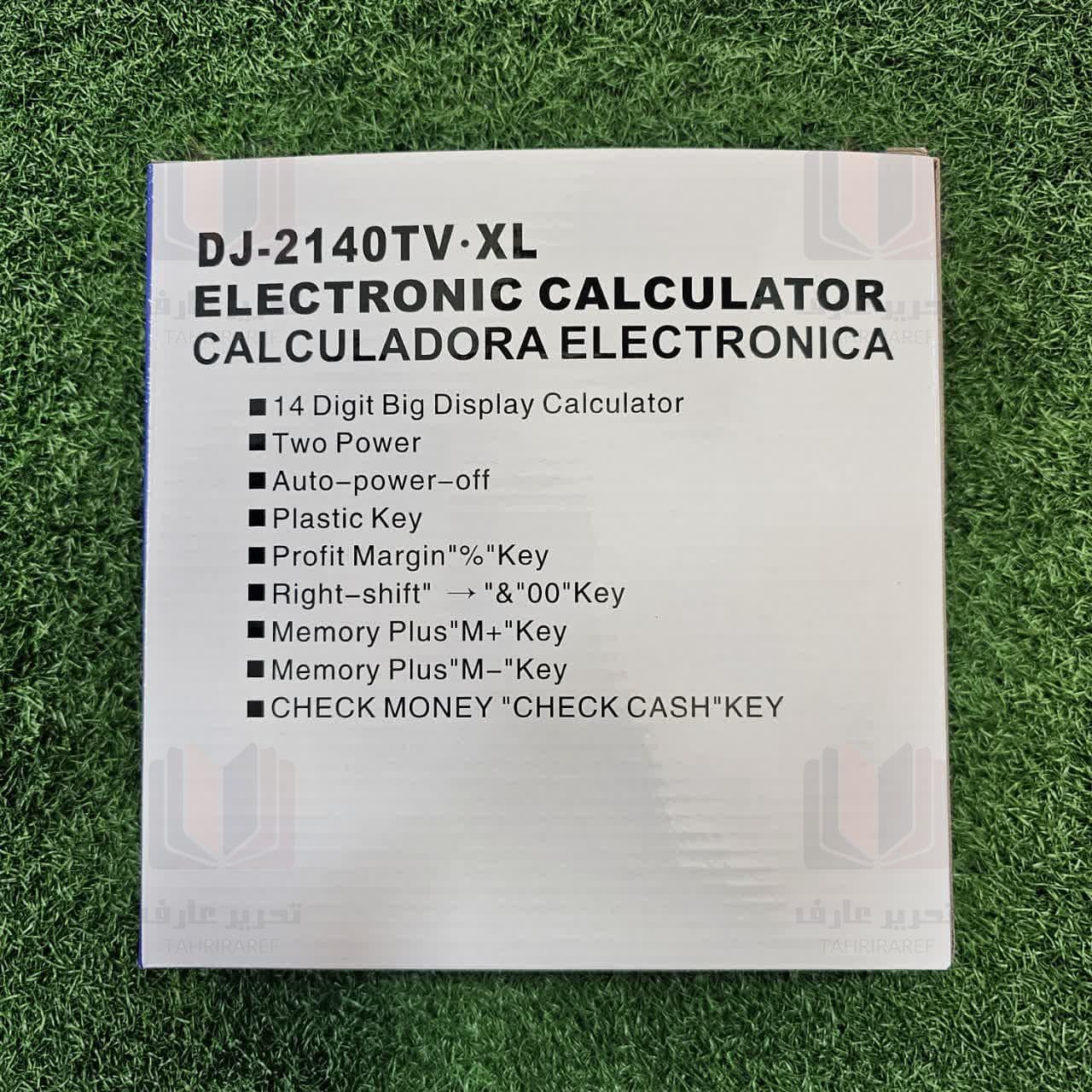 ماشين حساب DJ-2140TV-XL برند CASIO چینی — تصویر ۴