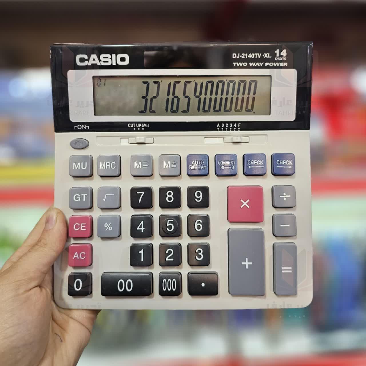ماشين حساب DJ-2140TV-XL برند CASIO چینی