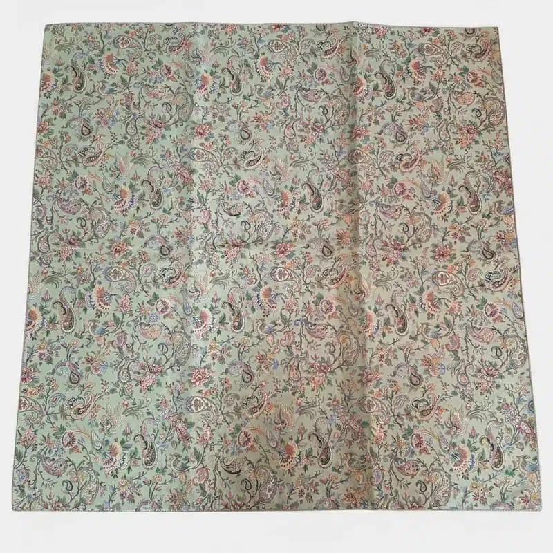 ترمه رومیزی ابریشم 1*1 طرح پرستو کد 1