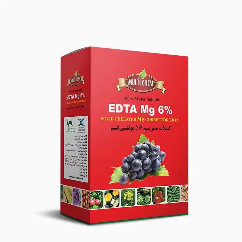 کلات منیزیم مولتی کم چینی EDTA Mg 6% | کود منیزیم محلول در آب