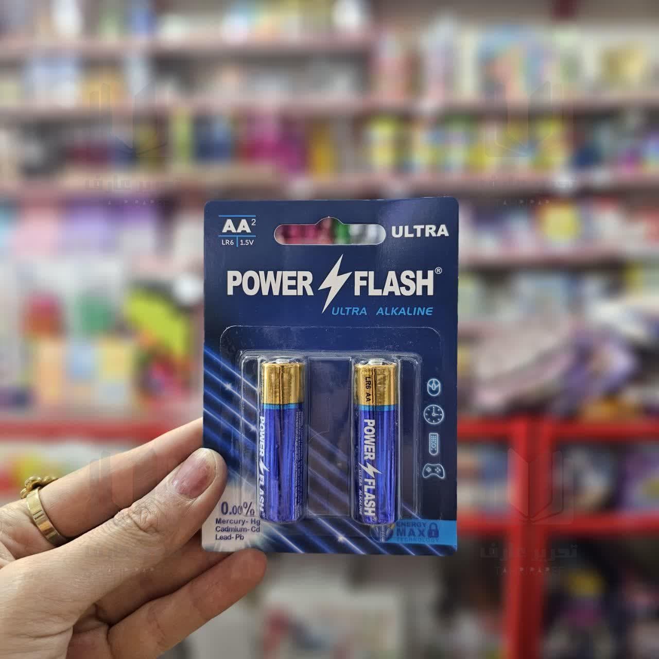 باتري قلم 2 تایی الترا آلکلاين POWER FLASH