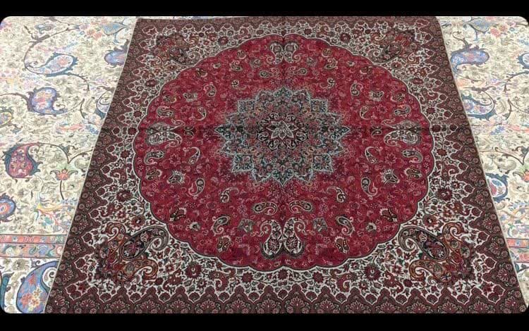 کاور کوسن ترمه ابریشم طرح شاه زرند کد 3