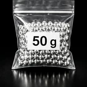 ساچمه نقره عیار 995 وزن 50 گرم