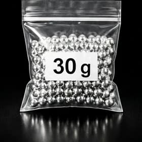 ساچمه نقره عیار ۹۹5 وزن 30 گرم